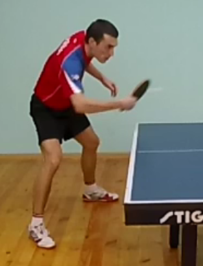 Техника наката слева в настольном теннисе: наклон ракетки