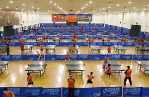 Тренировка настольный теннис Китай